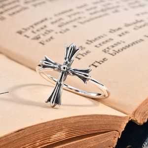 Sterling Cross Ring